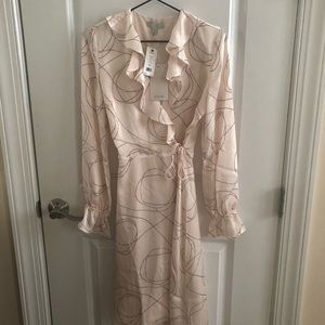Joie Lynley Wrap Dress long sleeve